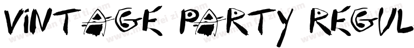 Vintage Party Regula字体转换